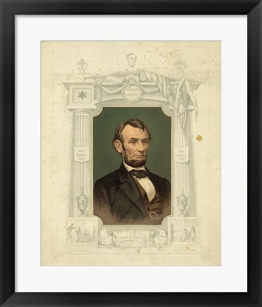 Framed Abraham Lincoln - framed Print