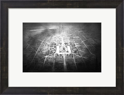 Framed Conceptual drawing for Independence Square, Washington DC Print