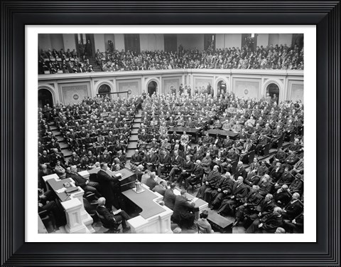 Framed Congress 1927 Print