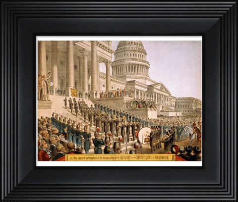 Framed Inauguration at the Capital Print