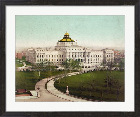 Framed Library of Congress Print