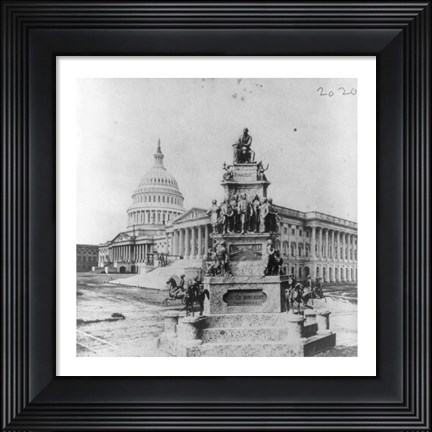 Framed Lincoln Monument Print