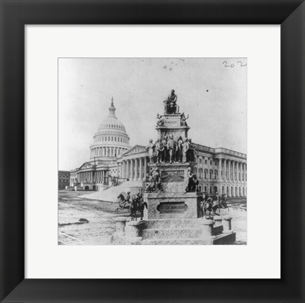 Framed Lincoln Monument Print