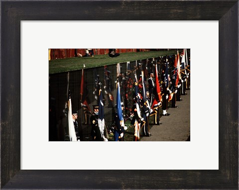 Framed Dedication of Vietnam Veterans Memorial 1982 Print