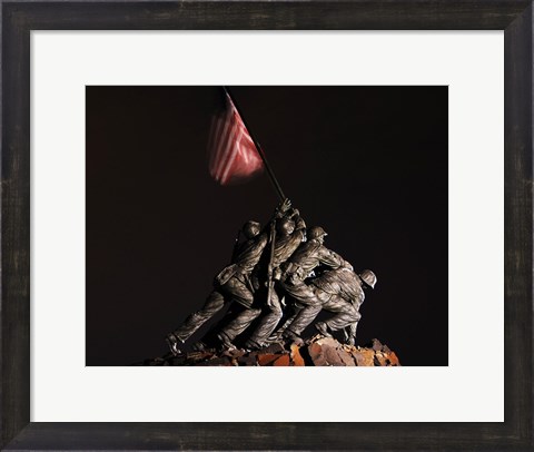 Framed Iwo Jima Memorial I Print