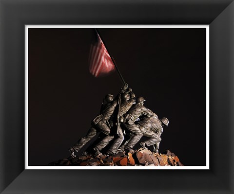 Framed Iwo Jima Memorial I Print
