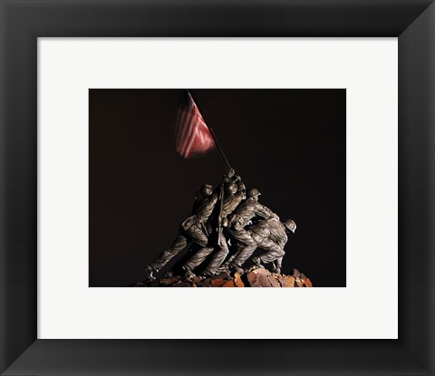 Framed Iwo Jima Memorial I Print