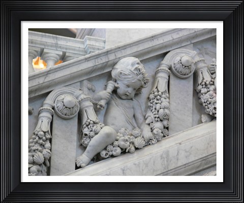 Framed Library of congress architecture detail Print