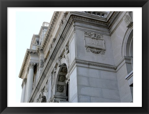 Framed Library of Congress Washington Print