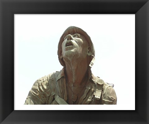 Framed San Antonio Texas Vietnam Veterans Memorial Print