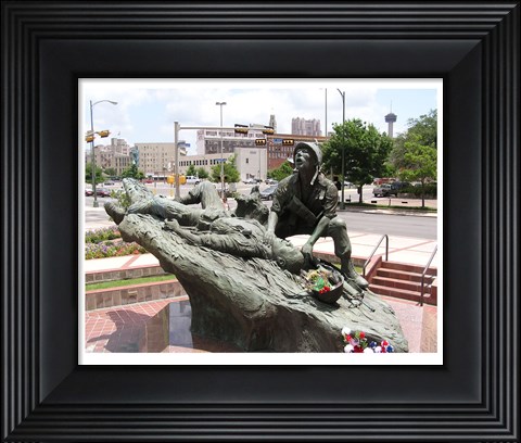 Framed San Antonio Texas Vietnam Veterans Memorial Print