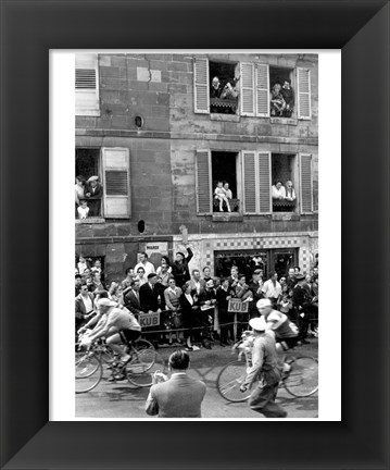 Framed Tour de France 1958 Print