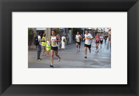 Framed Jersey Marathon 2011 Print