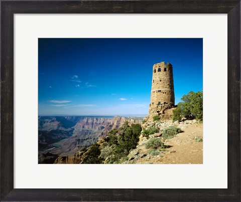 Framed Arizon&#39;a Grand Canyon Watch Tower Print