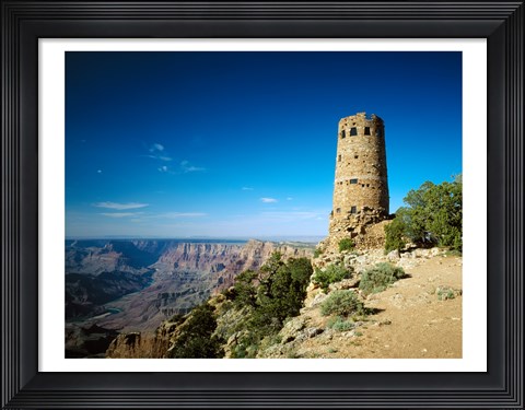 Framed Arizon&#39;a Grand Canyon Watch Tower Print