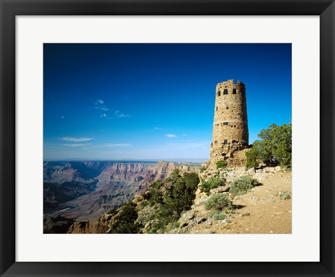 Framed Arizon&#39;a Grand Canyon Watch Tower Print