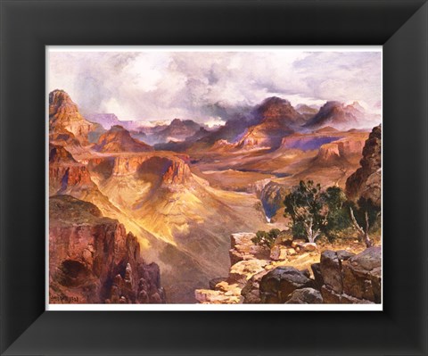 Framed Grand Canyon of the Colorado Print