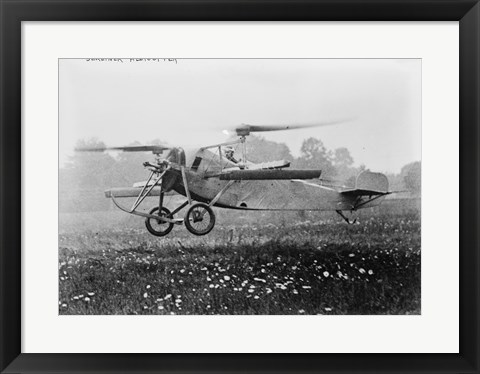 Framed Berliner Helicopter Print