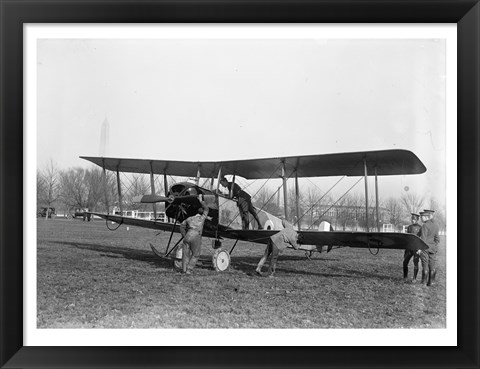 Framed Allied Aircraft Before Flight Print