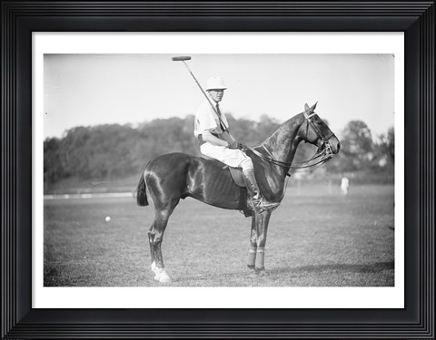 Framed Capt Thomas Polo Print