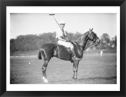 Framed Capt Thomas Polo Print