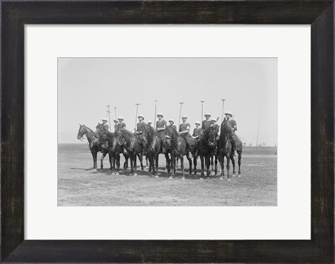 Framed Police Show Polo Team Print