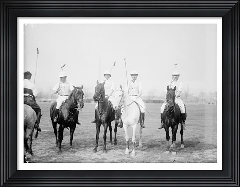 Framed Polo photo Print