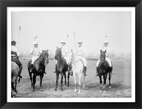 Framed Polo photo Print