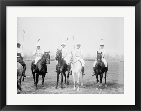 Framed Polo photo Print