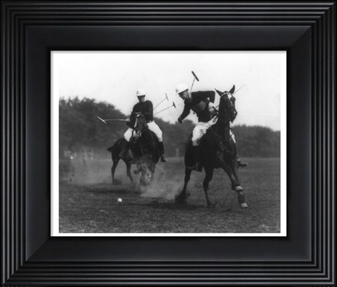 Framed This was the first match of the War Dept. Polo Association Tournament Print