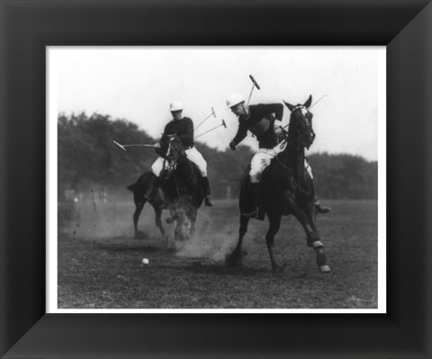Framed This was the first match of the War Dept. Polo Association Tournament Print