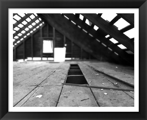 Framed Abandoned Attic Print