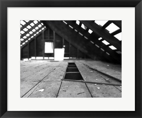 Framed Abandoned Attic Print