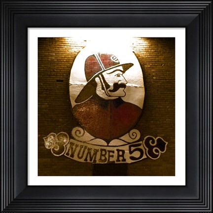 Framed Firehouse Number 5 Print