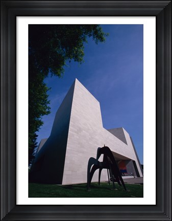 Framed Facade of the National Gallery of Art, Washington, D.C., USA Print