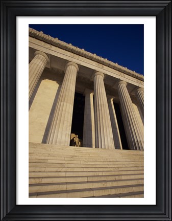 Framed Facade of the Lincoln Memorial, Washington, D.C., USA Print
