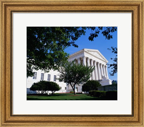 Framed Exterior of the U.S. Supreme Court, Washington, D.C., USA Print