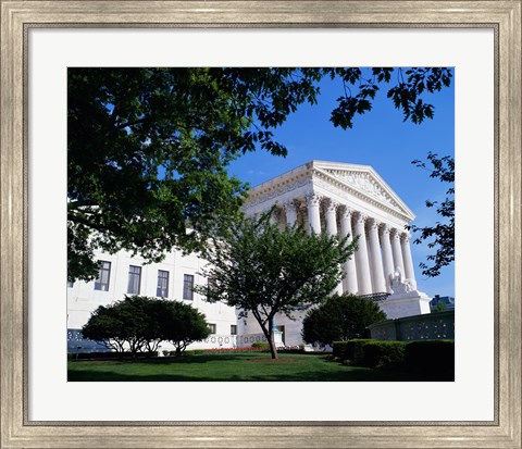 Framed Exterior of the U.S. Supreme Court, Washington, D.C., USA Print