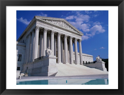 Framed Facade of the U.S. Supreme Court, Washington, D.C., USA Print