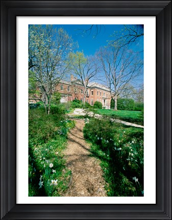 Framed Dunbarton Oaks House Georgetown Washington, D.C. USA Print