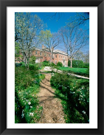 Framed Dunbarton Oaks House Georgetown Washington, D.C. USA Print