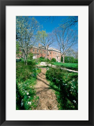 Framed Dunbarton Oaks House Georgetown Washington, D.C. USA Print