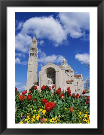 Framed Basilica of the National Shrine of the Immaculate Conception, Washington D.C., USA Print