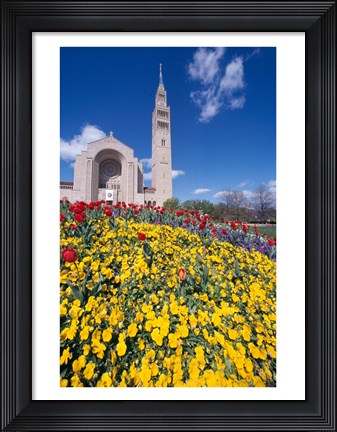 Framed USA, Washington DC, Basilica of the National Shrine of the Immaculate Conception Print