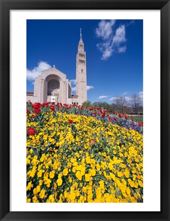 Framed USA, Washington DC, Basilica of the National Shrine of the Immaculate Conception Print