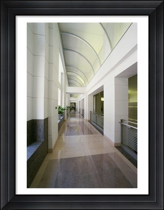 Framed Interior of the Ronald Reagan Building, Washington D.C., USA Print