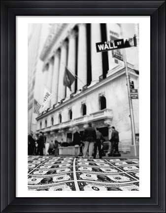 Framed Wall Street Print