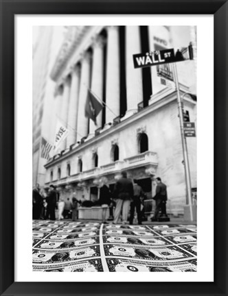 Framed Wall Street Print