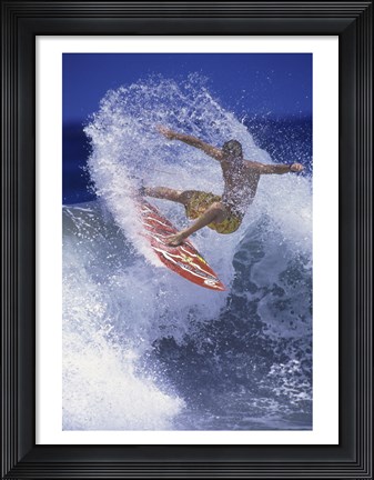 Framed Sufing Print