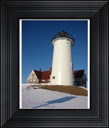 Framed Nobska Lighthouse Cape Cod Print